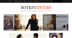 Desktop Screenshot of botkinsisters.com